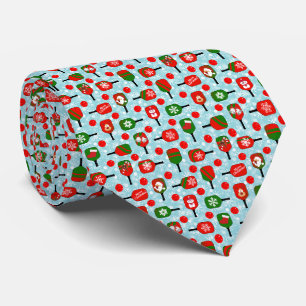 Dek de zalen af met Pickleballen Red Green Blue Stropdas