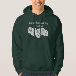 Dek de zalen af met Poodles unisex hoesje Hoodie
