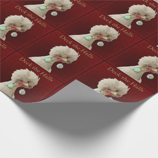 Dek de zalen Chicken Gift Wrap Cadeaupapier (Hoek)