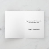 Dek de zalen, Ho Ho Ho en... Feestdagen Kaart (Binnen)