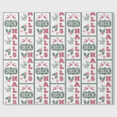 Dek de zalen kerst cadeaupapier (Vlak)