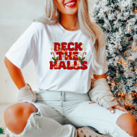 Dek de zalen kerstfeest T-shirt