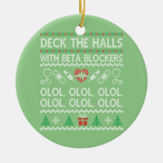 Dek de zalen met Blockers OLOL Keramisch Ornament (Voorkant)