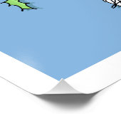 Dek de Zalen met Koeien en Hulst Poster (Hoek)