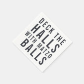 Dek de zalen met Matzo Balls | Hanukkah Servet (Hoek)