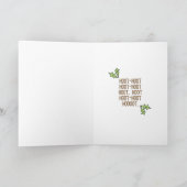 Dek de zalen met UILEN van hulst Feestdagen Kaart (Binnen)