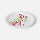 dek de zalen papieren bordje (Gekanteld)