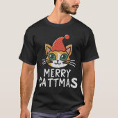 Dek de zalen Santa Cat T-shirt (Voorkant)