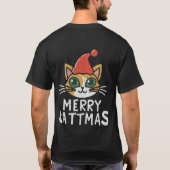 Dek de zalen Santa Cat T-shirt (Achterkant)