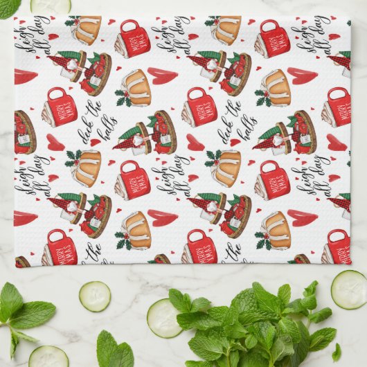 Dek de zalen theedoek (Gevouwen)