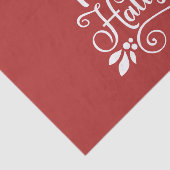 dek de zalen Typografie-Feestdagen Tissuepapier (Detail)