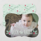 Dek de zalen | Vakantieknopkaart Feestdagenkaart (Voorkant / Achterkant)