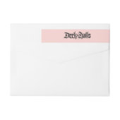 Dek de zalen van de Matig Verpletteren Blush Pink (Achterkant)