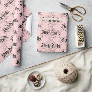 Dek de zalen van de Matig Verpletteren Blush Pink  Cadeaupapier