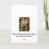 Dek het Begroeten van Zalen Feestdagen Kaart (Achterkant)