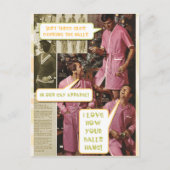 Dek het briefkaart van Kerstmis van Zalen grappige (Voorkant)