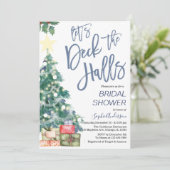 Dek het Vrijgezellenfeest van de Winterkerst Kaart (Staand voorkant)