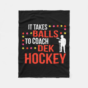 Dek Hockey Coach Fleece Deken