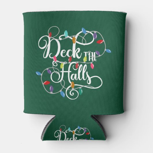 dek kerstfeestdagen blikjeskoeler (Voorkant)