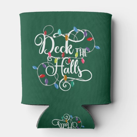 dek kerstfeestdagen blikjeskoeler (Achterkant)