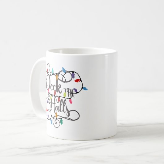 dek kerstfeestdagen koffiemok (Voorkant links)