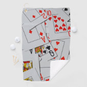 Dek van de gekromde kaarten, golfhanddoek (Insitu)