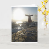 Dek van de Sensatie van Carnaval Kaart (Gele Bloem)