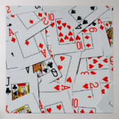 Dek van gekatterde potkaarten, poster (Voorkant)