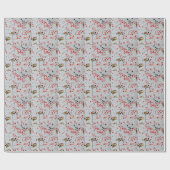 Dek van het patroon van de gekatterde speelkaartje cadeaupapier (Vlak)