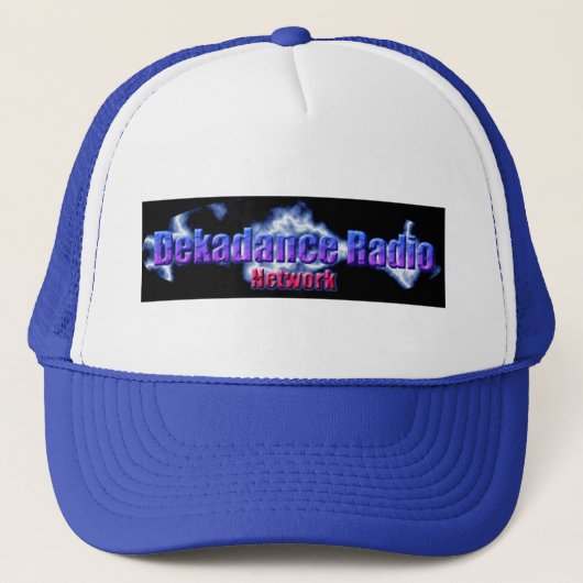 Dekadance-Radio Network Pet - blauw (Voorkant)