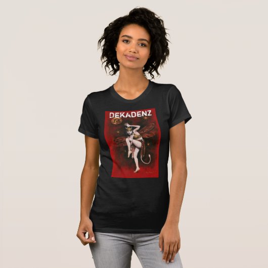 Dekadenz  Dancing Devil Meisje T-shirt (Voorkant volledig)
