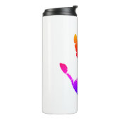 Dekafdruk thermisch getumbler thermosbeker (Gedraaid links)