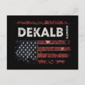 DeKalb Illinois Briefkaart (Voorkant)