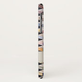 dekbed | Antiek tuimelblokken patchwork Case-Mate iPhone Case (Achterkant/links)