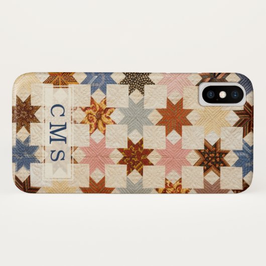 dekbed | LeMoyne Star Antiek Patchwork Case-Mate iPhone Case (Achterkant (horizontaal))