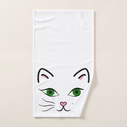 Dekdoekset - Kat gezicht Bad Handdoek (Handdoek)