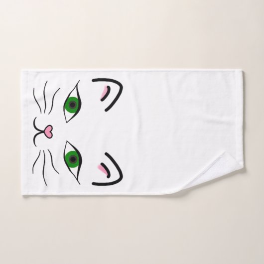 Dekdoekset - Kat gezicht Bad Handdoek (Handdoek)