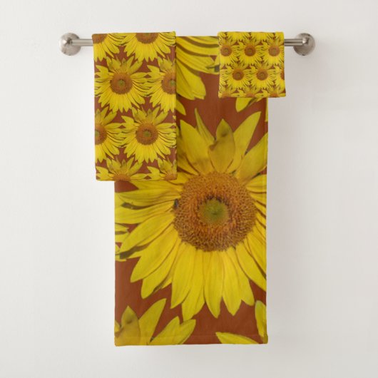 Dekdoekset - Zonnebloemmozaïek Bad Handdoek (Insitu)