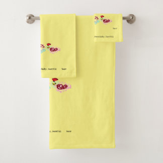 Dekdoeksets: wijn met Rozen Bad Handdoek