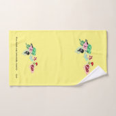 Dekdoeksets: wijn met Rozen Bad Handdoek (Handdoek)