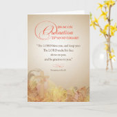 Deken 25ste Jubileum van de zegening van de wijdin Kaart (Gele Bloem)