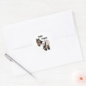 Deken Appaloosa - Appy Happy Ronde Sticker (Envelop)