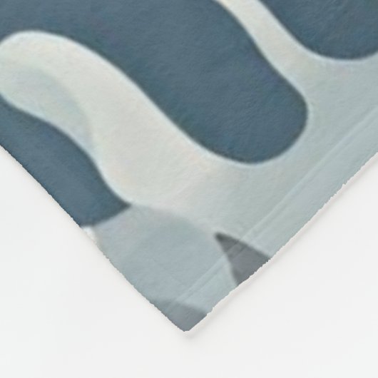 Deken Blauw Beige Koraal Nautische Kust (Hoek)