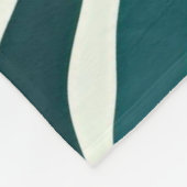 Deken Blauwgroen Groene Zebra Strepen Dierenprint (Hoek)