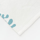 Deken Blauwgroen Zeeschelp Zeesterren Beachy Patte (Hoek)