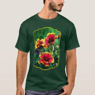 Deken Bloem Madeliefjes Waterverf T-shirt