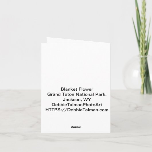 Deken Bloemnoot Kaart (Achterkant)