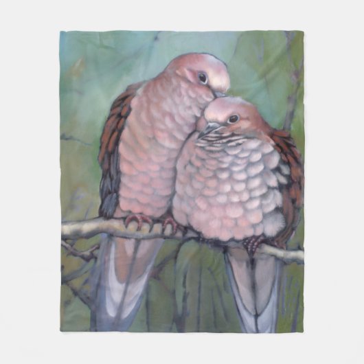 Deken "Dove Love"-ontwerp vrede (Voorkant)