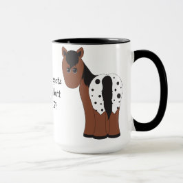 Deken en luipaard Big Butt Appaloosa Horse Mok