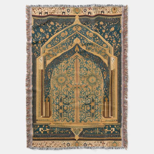 Deken gegooid voor het moslimgebed (Voorkant Verticaal)